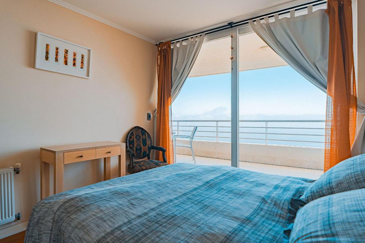 比尼亚德尔马Hermoso Departamento Con Insuperable Vista Al Mar公寓 外观 照片