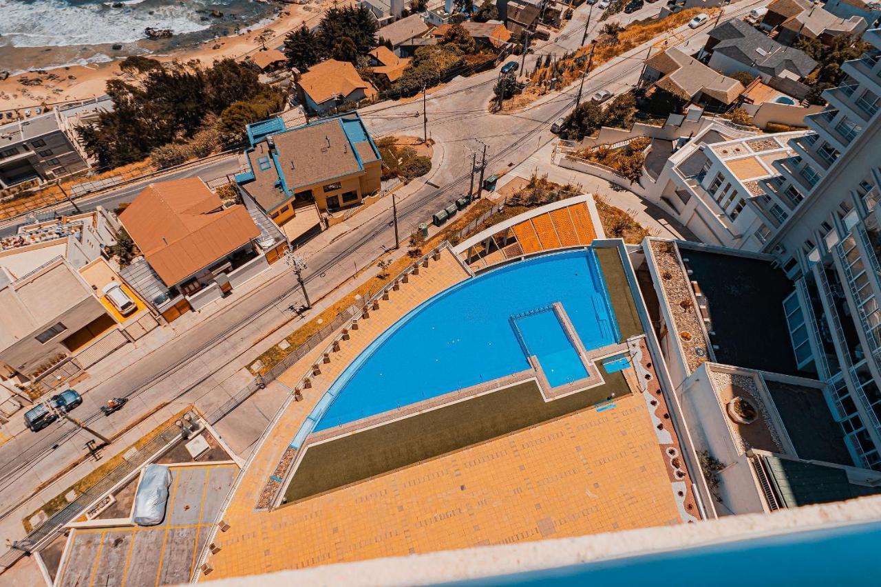 比尼亚德尔马Hermoso Departamento Con Insuperable Vista Al Mar公寓 外观 照片