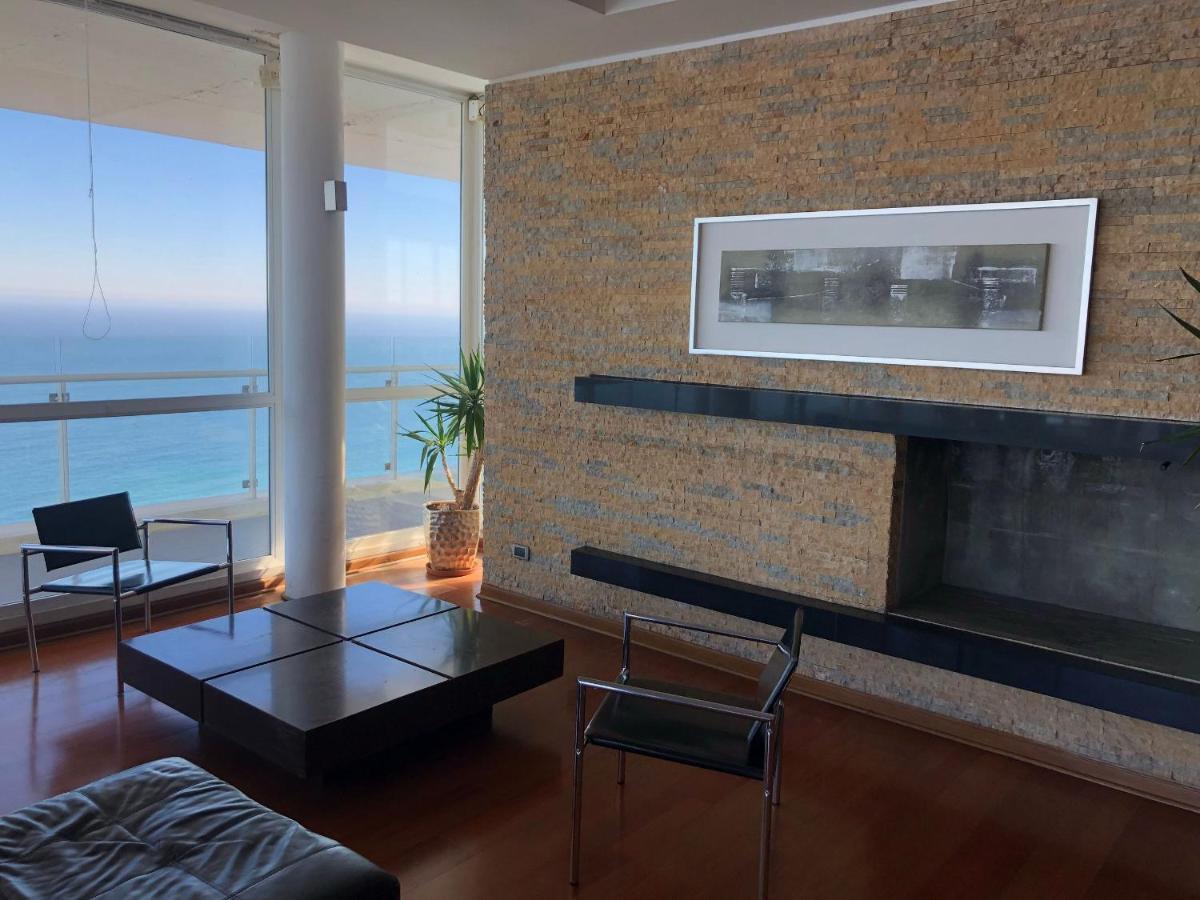 比尼亚德尔马Hermoso Departamento Con Insuperable Vista Al Mar公寓 外观 照片